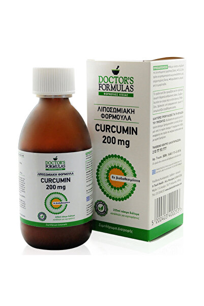 Doctor’s Formulas Φόρμουλες Γιατρού Κουρκουμίνη 200mg 225ml