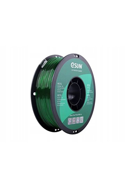 eSun Filament PETG verde pe rolă de hârtie 1.75mm