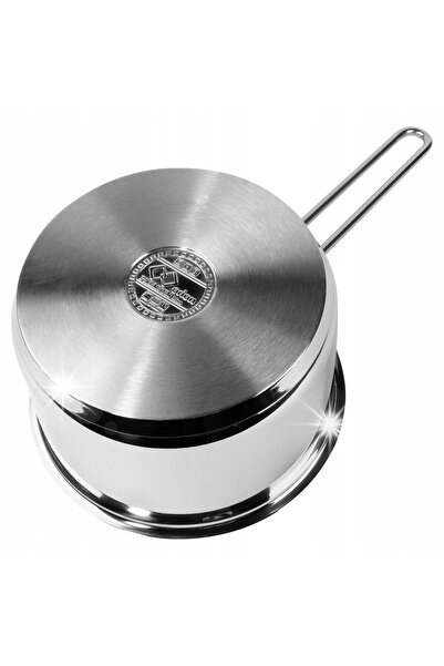 ARTEMİSPAK Cratiță din oțel, cu mâner lung, pentru gătit, 18 cm, 2,7 L