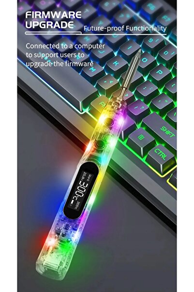 NO BRAND Fier de lipit SEQURE SI012 Pro Max cu vârf mare TS-B2 și iluminare c...