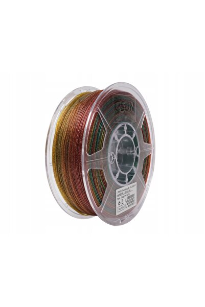 eSun Filament PLA sclipitor, culori curcubeu, 1.75mm, 1kg, bobină de hârtie