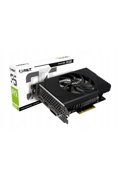 PALIT Placă video RTX 3050 GeForce StormX 8GB GDDR6 DLSS4 HDMI DP DVI