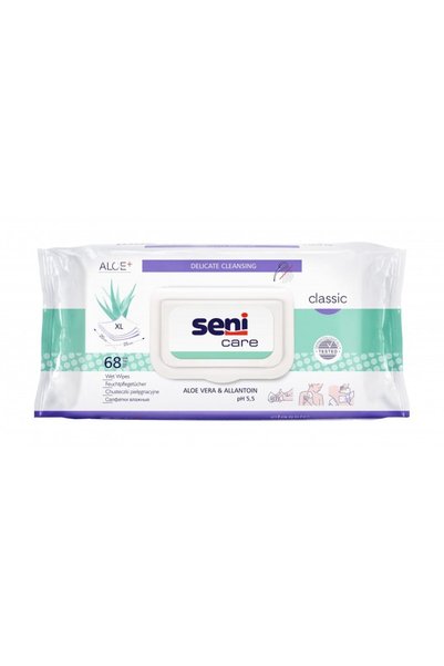 Seni Șervețele umede igienice pentru incontinență la adulți cu capac - Îngrij...