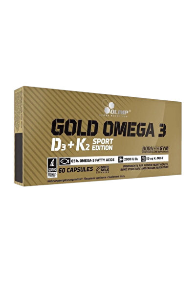 Olimp Gold Omega 3 D3 + K2 Sport Edition (60 Capsules).