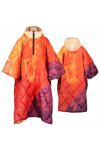 NO BRAND Jachetă poncho, pelerină, impermeabilă unisex multicoloră pentru băr...