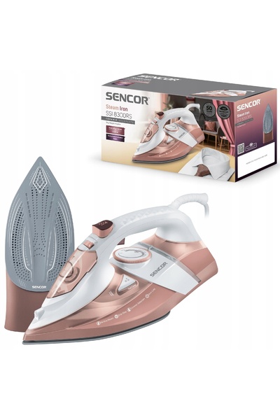 Sencor Fier de călcat cu aburi SSI 8300RS 3200W Sistem anti-picurare