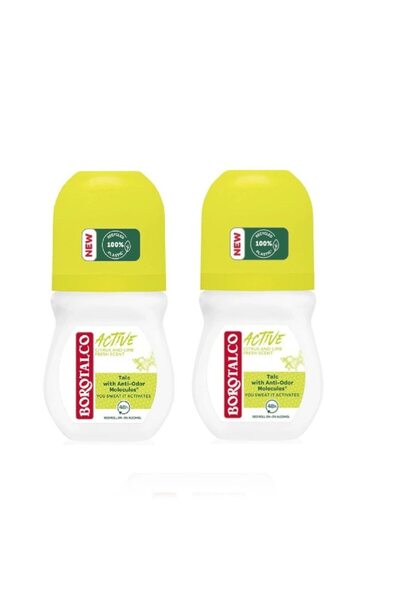 Borotalco Set deodorant roll-on Citrus&Lime, 2x50 ml, unisex