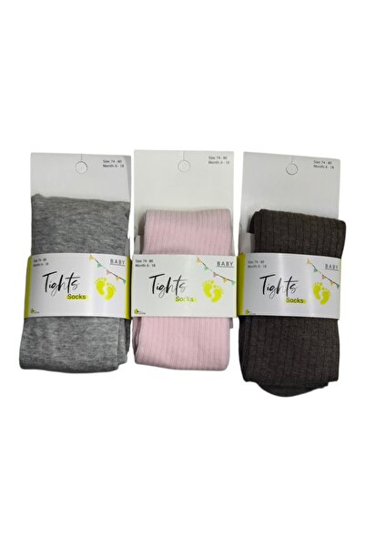 TİGHTS SOCKS 6-18 ay Bebek Külotlu Çorap Seti 68 -86 cm %80
