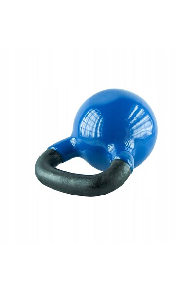 HMS Kettlebell din fontă, acoperită cu vinil, pentru antrenament de forță, 4 kg