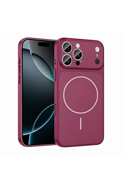 Zebana Apple iPhone 15 Pro Uyumlu Kılıf TitanMag Kılıf (iPhone 18 Pro Max Gör...