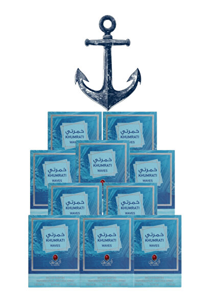 Al aqeeq 10 Pieces Khumrati Waves Perfume 100ML