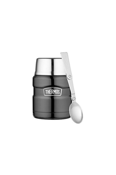 Thermos Termos pentru prânz KING 470ml cu lingură 470ml GRI SK3000GR