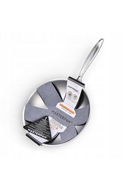 Masterpan WOK 28 CM din oțel inoxidabil, pentru inducție și gaz