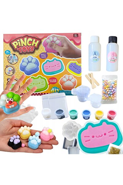 NO BRAND Kit Squishy pentru confecționarea squishy-urilor, Slime Labă de Pisi...