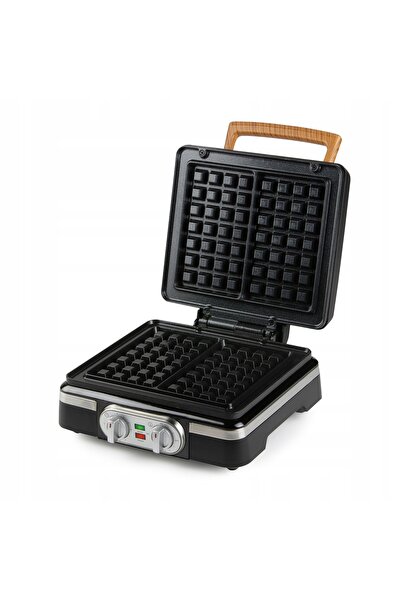 Domo Aparat de făcut vafe DO9281W, 1520W, 2 vafe mari, Control temperatură, N...