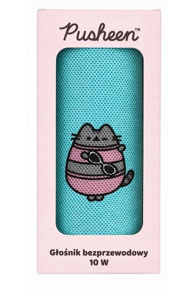 NO BRAND Difuzor Bluetooth fără fir Pusheen 10 W, RGB, SD, USB-A, USB-C, alba...