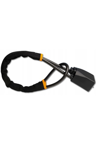 Anytech Blocaj dublu antifurt pentru volan, din oțel, universal, NEGRU