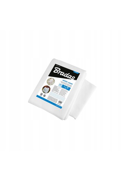 Bradas Agrowłóknina pălături de protecție albe 1000 x 100 cm 50 g/m²