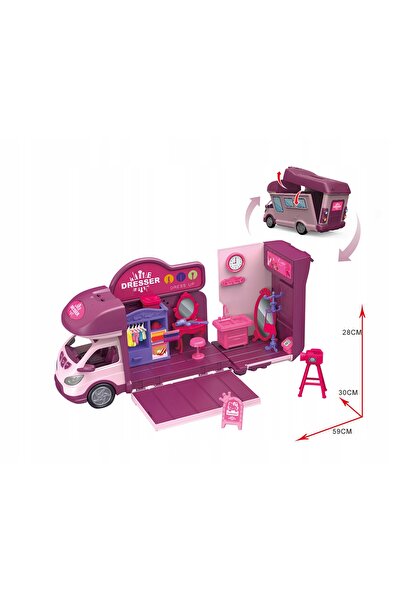 Norimpex CAMPER PENTRU FETE, CASĂ EXTENSIBILĂ CU DULAP ȘI CAMERĂ DE FRUMUSEȚE