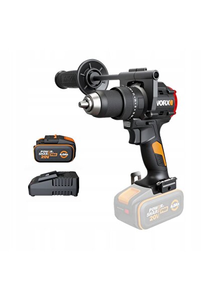 WORX WX356.1 Mașină de găurit cu percuție cu motor fără perii 85Nm 2200rpm