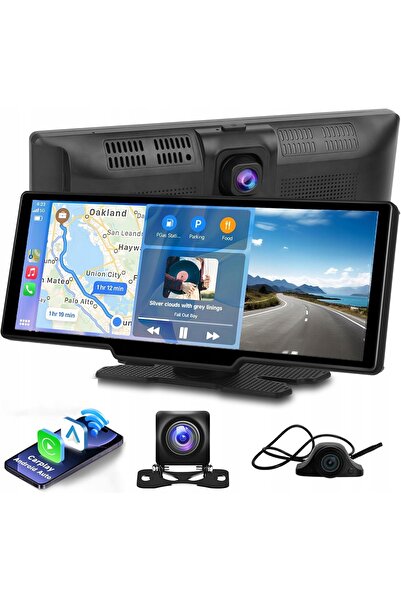 NO BRAND Hodozzy Radio auto de 10.26 inch cu Apple Carplay, Navigație GPS și ...