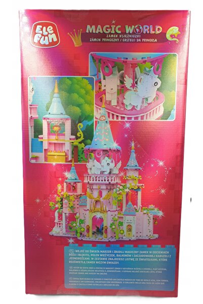 ELEFUN Castel de prințese 1103 piese Set mare