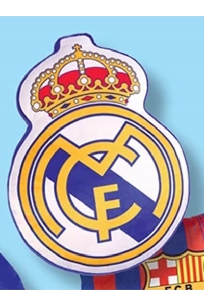 Real Madrid Pernă REAL MADRID în forma stemei – LICENȚĂ de fotbal
