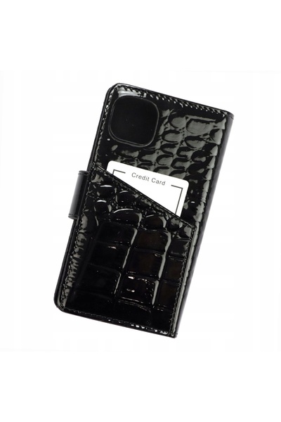 NO BRAND HUSĂ ORIGINALĂ DIN PIELE NATURALĂ MiaMore pentru IPHONE 13