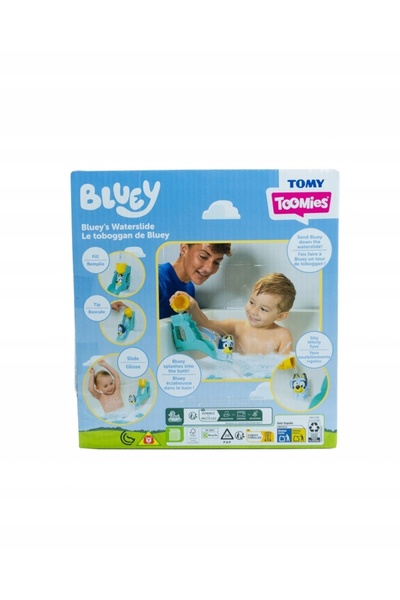 Tomy TOOMIES Bluey tobogan de apă, jucărie de baie