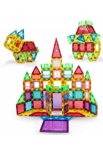 Doris Set de construcție cu blocuri magnetice 3D, piese magnetice educative, ...