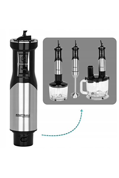 NO BRAND BLENDER MIXER DE MÂNĂ MULTIFUNCȚIONAL 1500W LAMĂ DE TITAN FUNCȚIE TURBO