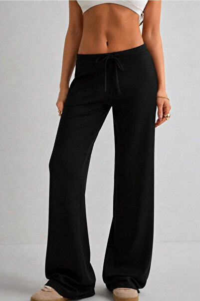 Nika Fashion Wide Leg Low Waist Modal Premium Sweatpants