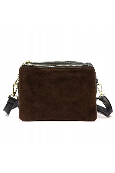 Vera Pelle Geantă de mână din piele de căprioară A0, model crossbody, LUKA, n...