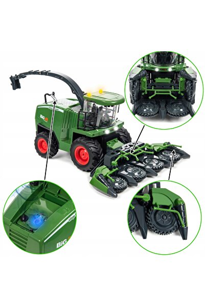 COİLTEK COMBINĂ TELECOMANDATĂ RC, JUCĂRIE CU TELECOMANDĂ, FUM VERDE, LUMINI Ș...
