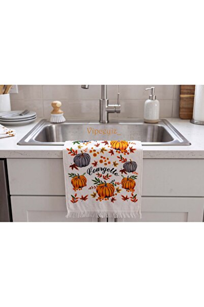 vipceyiz Kitchen Towel with Pumpkin Pattern (1 Piece)