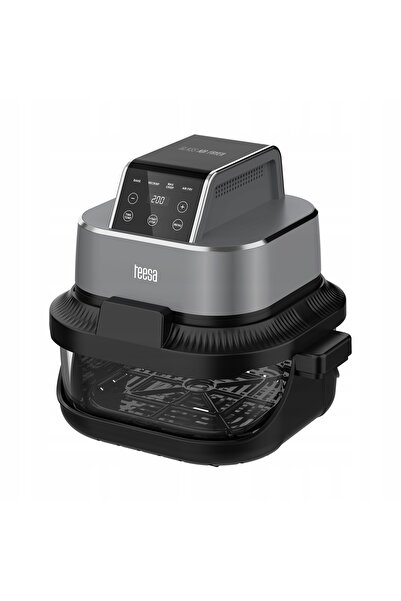 Teesa Friteuză cu aer cald din sticlă 1500W 2 compartimente 1.5L / 4L