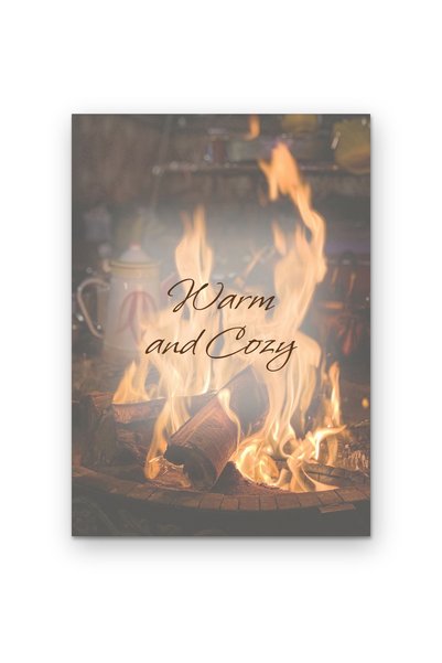 OEM Poster Cardboard 250g A4 Warm and Cozy, Inspirational Wall Decor, A4