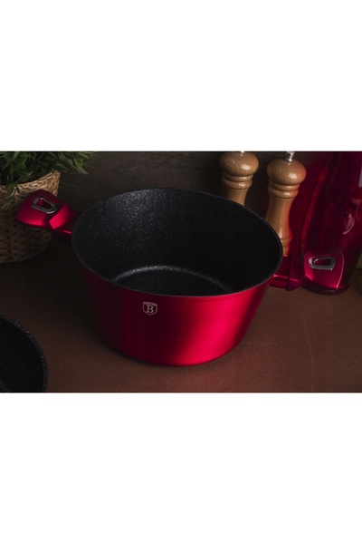 Berlinger Haus BH-7050 - Set de vase 6 piese Linia Burgundy