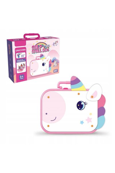 Norimpex Set de construcție Unicorn 3D 228 piese în cutie + șurubelniță puzzle
