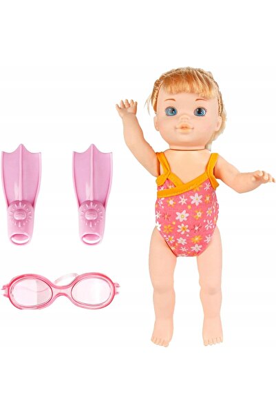 NO BRAND Păpușă bebeluș LALKA impermeabilă, care se înota în apă pentru baie,...