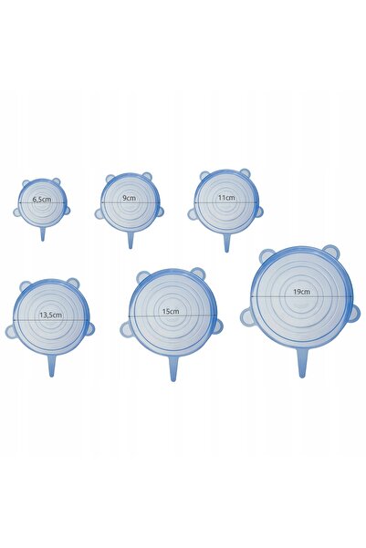 Ruhhy Capace din silicon - set de 6 piese