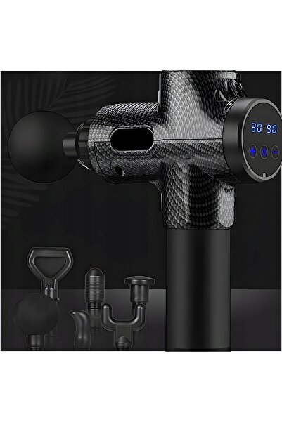 NO BRAND Pistol de masaj electric cu 8 capete pentru ameliorarea durerii și r...
