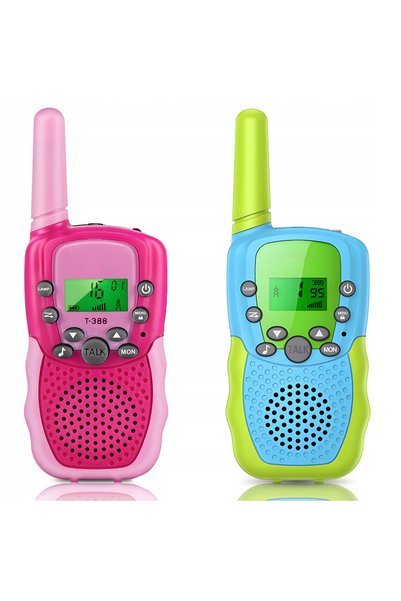 NO BRAND WALKIE-TALKIE PENTRU COPII – SET DE RADIO, LAMPĂ DE MÂNĂ „ŁOKI TOKI”...