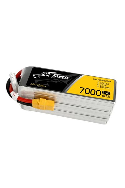 TATTU Baterie LiPo 7000mAh 6S 22.2V 25C XT90
