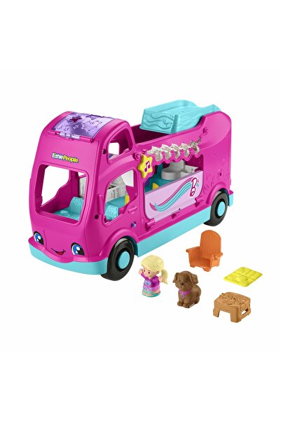 FISHER-PRICE BABY Mașinuță Little People Barbie Rulotă de vis Lumini și sunet...