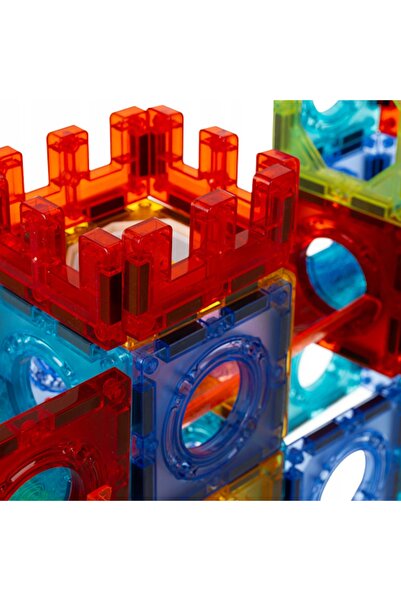 Luxma Blocuri magnetice pentru poarta cu bile, 96 bucăți. Construcții 3D