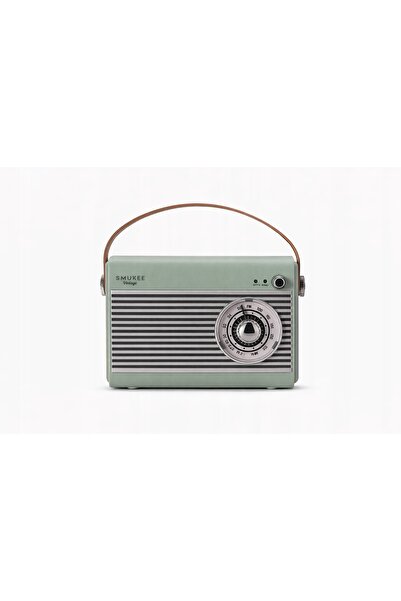 SMUKEE HOME Radio cu difuzor Bluetooth SMUKEE VINTAGE 5W verde