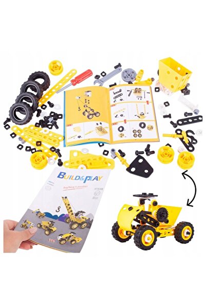 NO BRAND Set cadou 8 în 1: Blocuri de construcție educative creative cu vehic...