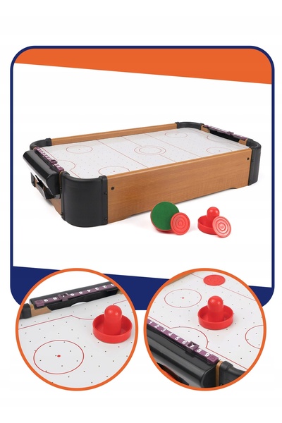 NO BRAND Masă de joc air hockey CYMBERGAJ, cu flux de aer, pentru doi jucător...