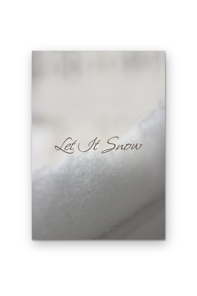 OEM Poster Carton Lasa Zapada Sa Cada, Citat Inspirat, 250g, A4
